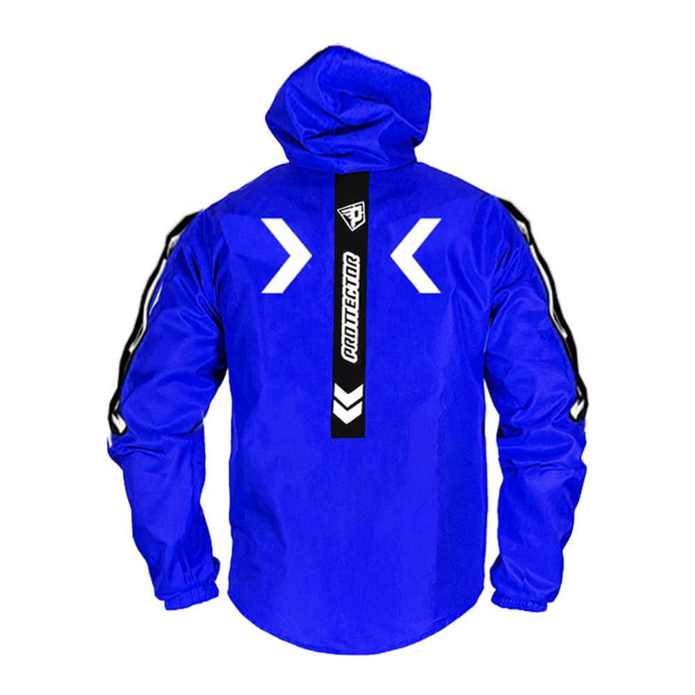 Chaqueta Reflectiva Doblefaz Moto 90 porciento Impermeable Azul - Image 12