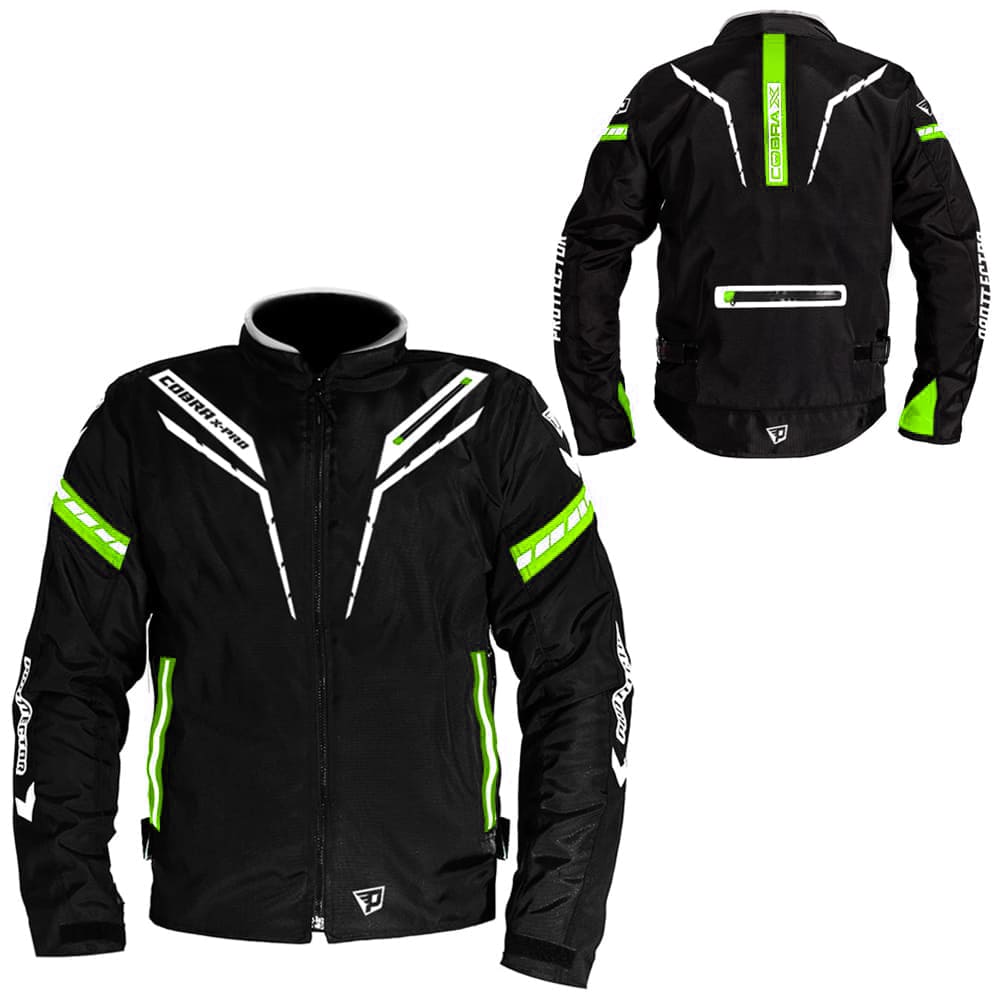 Chaqueta Protecciones Certificadas Reflectiva Moto Antifricción Neón - Image 7