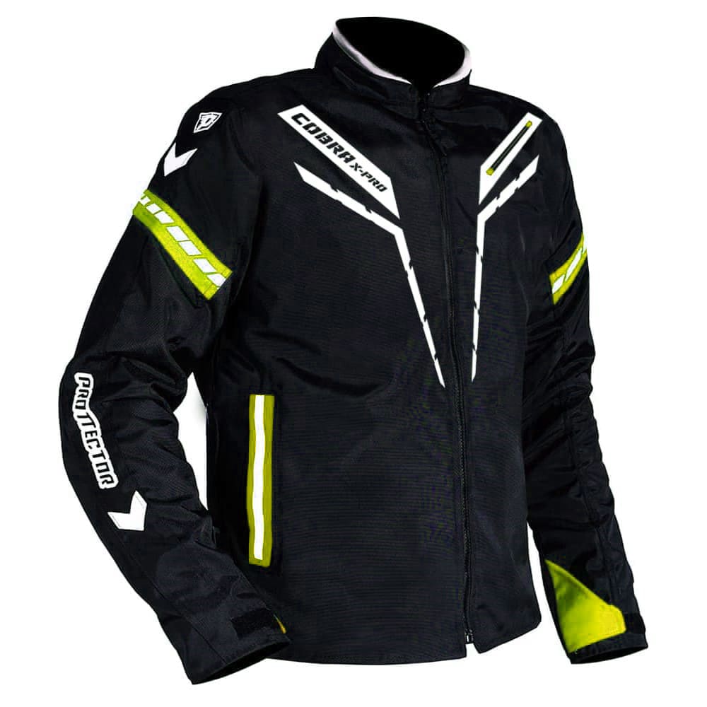 Chaqueta Protecciones Certificadas Reflectiva Moto Antifricción Neón - Image 8