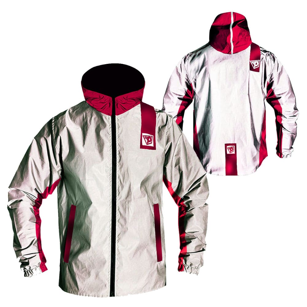 Chaqueta Reflectiva Economica Impermeable Moto ciclista Negra - Image 10